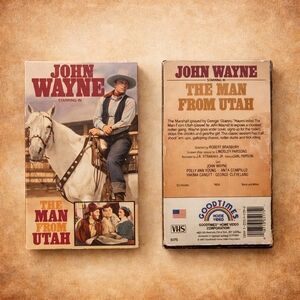 John Wayne The Man From Utah VHS